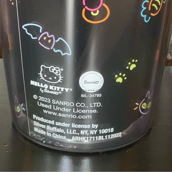 Hello Kitty Cat Burglar Halloween Tumbler - Jack O’Lantern Candy Ghost Eyeball - Picture 11 of 14